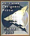 24-7 Web Designers Arrow Award